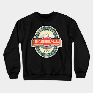 Baseball Beer Label Crewneck Sweatshirt